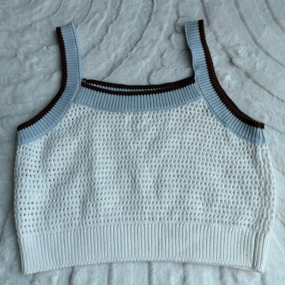 Cotton On Tops - COTTON ON Crochet Style tank top Size S